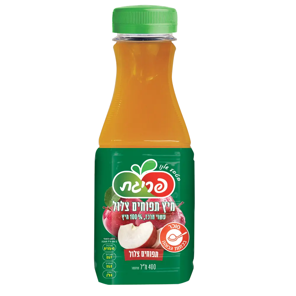 100% תפוחים 400 מ”ל